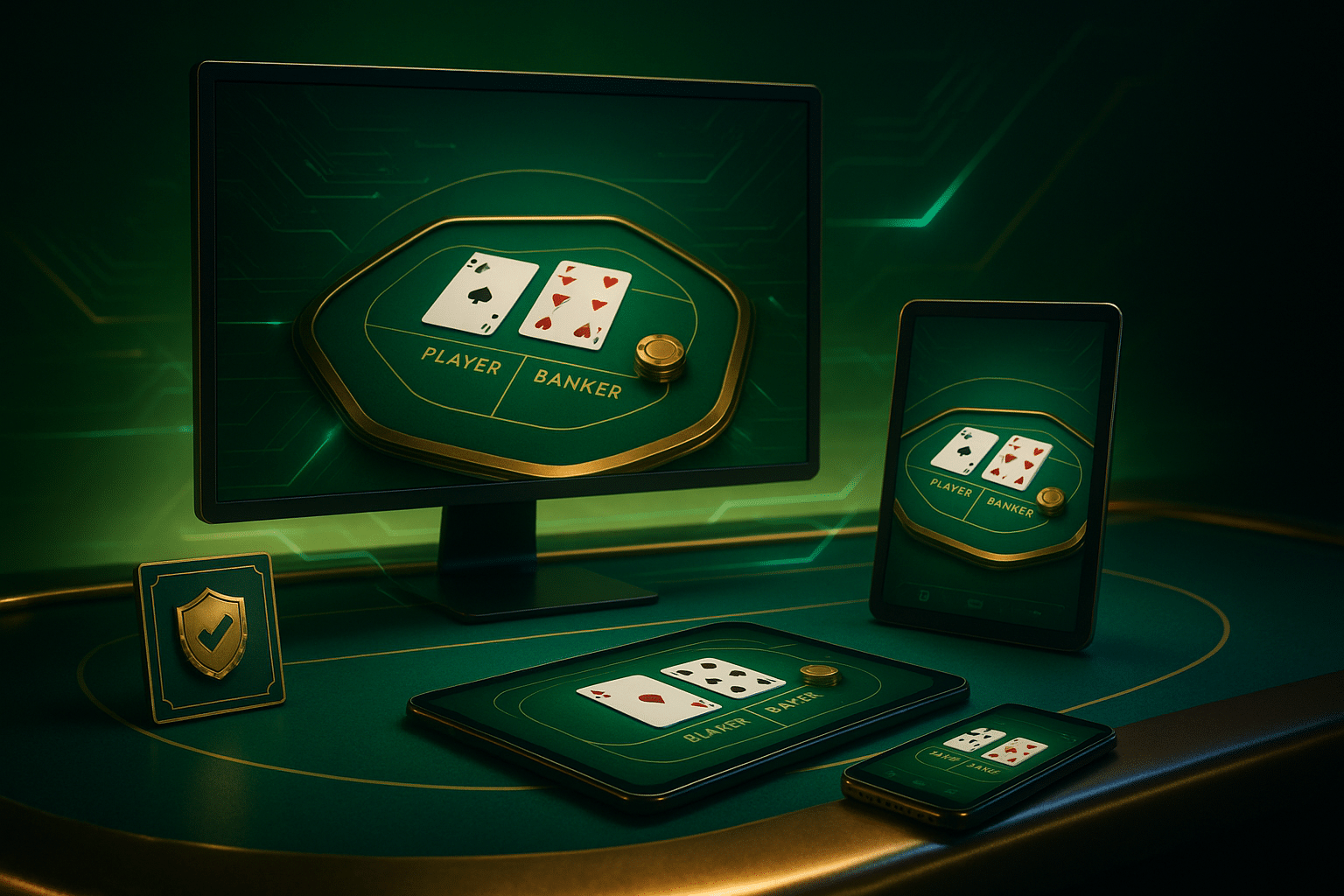 ภาพประกอบเล่นบาคาร่าได้ทุกอุปกรณ์ผ่าน ทางเข้า godgaming168 หัวข้อ เล่นได้ทุกอุปกรณ์ เพื่อช่วยอ่านเค้าไพ่และลงเดิมพันอย่างลื่นไหล