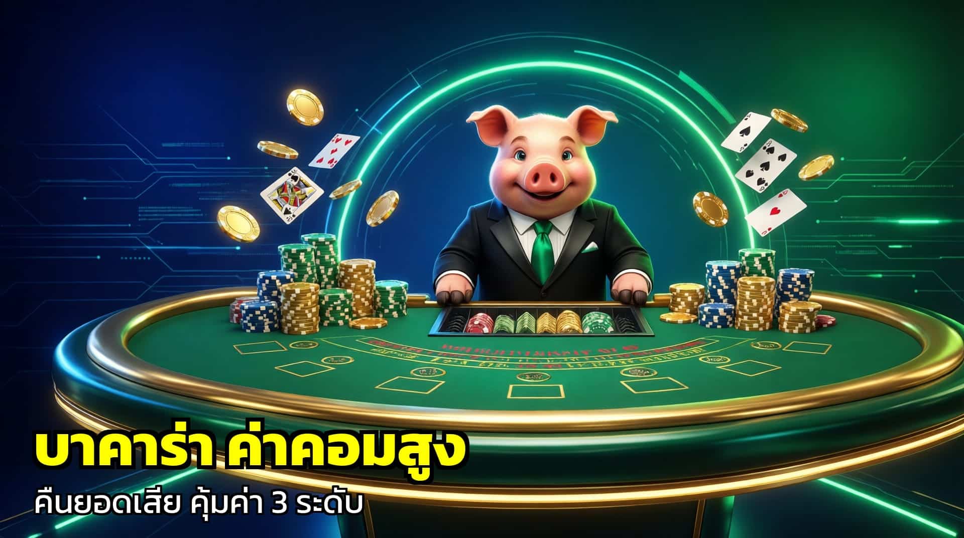 บาคาร่า ค่าคอมสูง คืนยอดเสีย